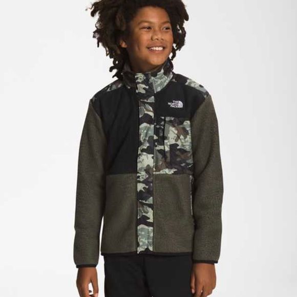 Boys- The Northface Forrest Fleece Mash Up Camo- - Picture 5 of 5